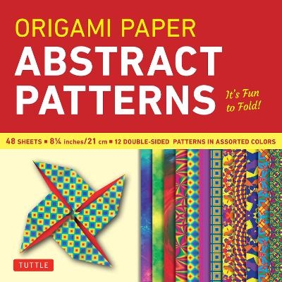 Origami Paper - Abstract Patterns - 8 1/4" - 48 Sheets - 