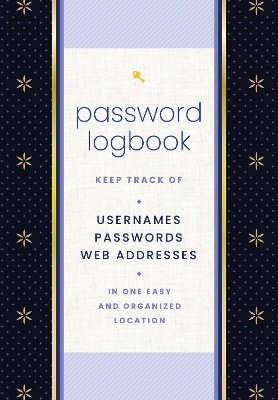 Password Logbook (Black & Gold) -  Editors of Rock Point