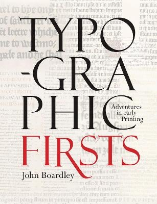 Typographic Firsts - John Boardley