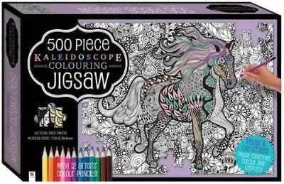 Kaleidoscope Colour-in Jigsaw with Pencils: Fields (UK) - Hinkler Pty Ltd