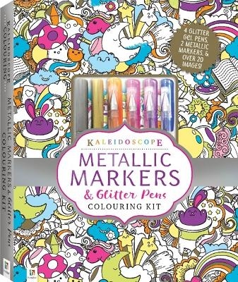 Kaleidoscope: Metallic Markers & Glitter Pens Colouring Kit - Hinkler Pty Ltd