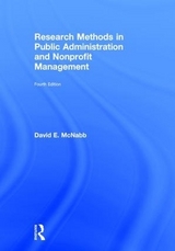 Research Methods in Public Administration and Nonprofit Management - McNabb, David E.