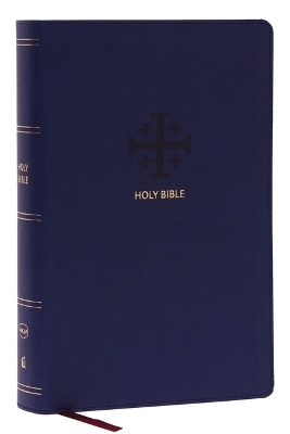 NKJV, End-of-Verse Reference Bible, Personal Size Large Print, Leathersoft, Blue, Red Letter, Comfort Print -  Thomas Nelson