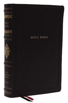 NKJV, Wide-Margin Reference Bible, Sovereign Collection, Leathersoft, Black, Red Letter, Comfort Print -  Thomas Nelson