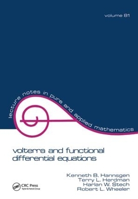 Volterra and Functional Differential Equations - Kenneth B. Hannsgen