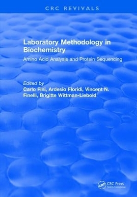 Laboratory Methodology in Biochemistry - Carlo Fini