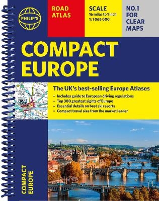 Philip's Compact Atlas Europe -  Philip's Maps