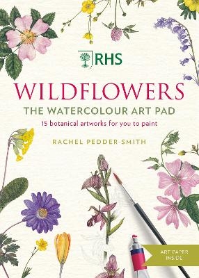 RHS Wildflowers Watercolour Art Pad - Rachel Pedder-Smith