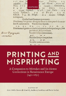 Printing and Misprinting - 