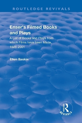 Enser’s Filmed Books and Plays - 