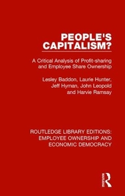People's Capitalism? - Lesley Baddon, Laurie Hunter, Jeff Hyman, John Leopold, Harvie Ramsay