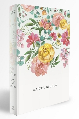 Biblia Reina Valera 1960 tamaño manual, tapa dura, flores rosadas / Spanish Bibl e RVR 1960 Handy Size, LP, HC, pink flowers -  Reina Valera Revisada 1960