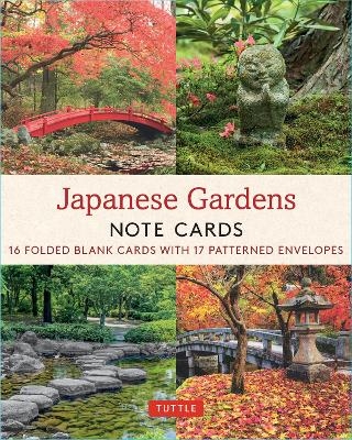 Japanese Gardens, 16 Note Cards - 