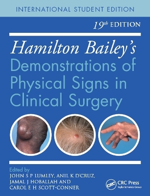 Hamilton Bailey's Physical Signs - John S. P. Lumley, Anil K. D'Cruz, Jamal K. Hoballah, Carol E. H. Scott-Connor