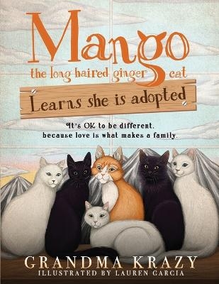 MANGO (the long haired ginger cat) LEARNS SHE IS ADOPTED - Grandma Krazy