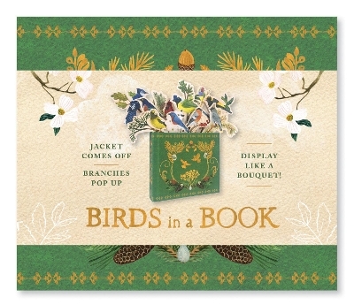 Birds in a Book (A Bouquet in a Book): Jacket Comes Off. Branches Pop Up. Display Like a Bouquet! - 
