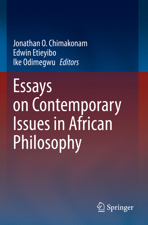 Essays on Contemporary Issues in African Philosophy - 