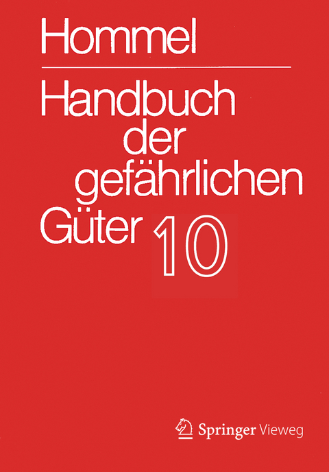 Handbuch der gefährlichen Güter. Band 10: Merkblätter 3735-3934 - 