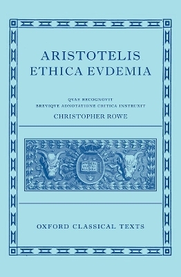 Aristotle's Eudemian Ethics - Christopher Rowe