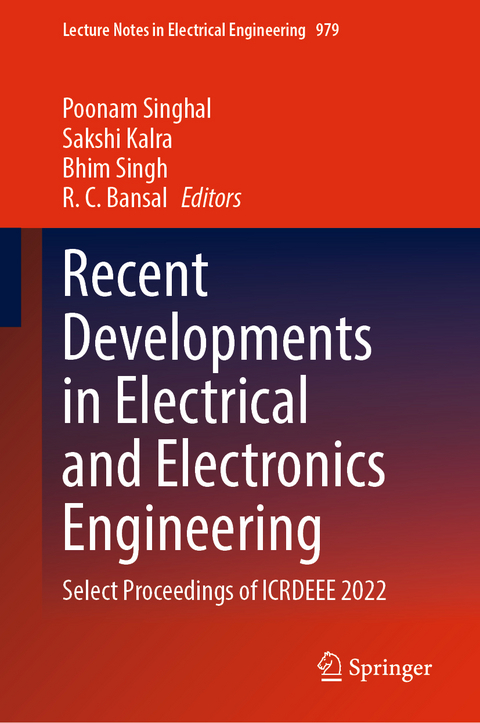 Recent Developments in Electrical and Electronics Engineering - 