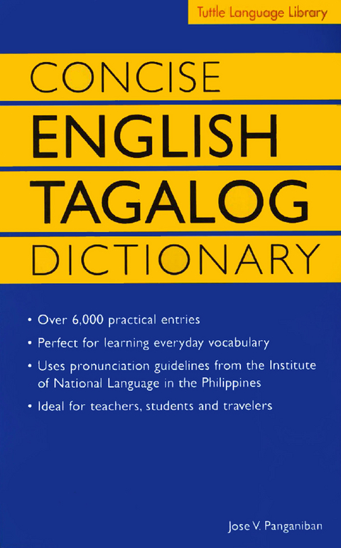 Concise English Tagalog Dictionary -  Jose Villa Panganiban