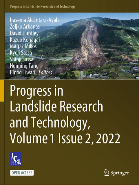 Progress in Landslide Research and Technology, Volume 1 Issue 2, 2022 - 