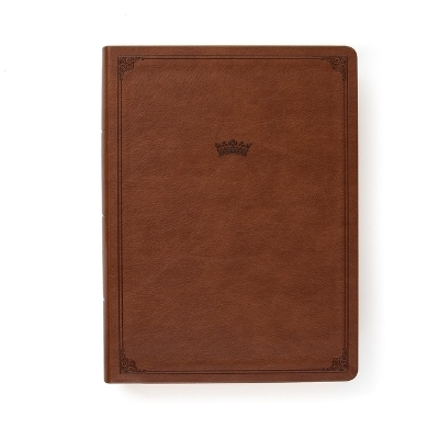 CSB Tony Evans Study Bible, British Tan LeatherTouch - Tony Evans