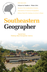 Southeastern Geographer - 