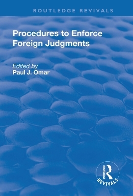 Procedures to Enforce Foreign Judgments - 