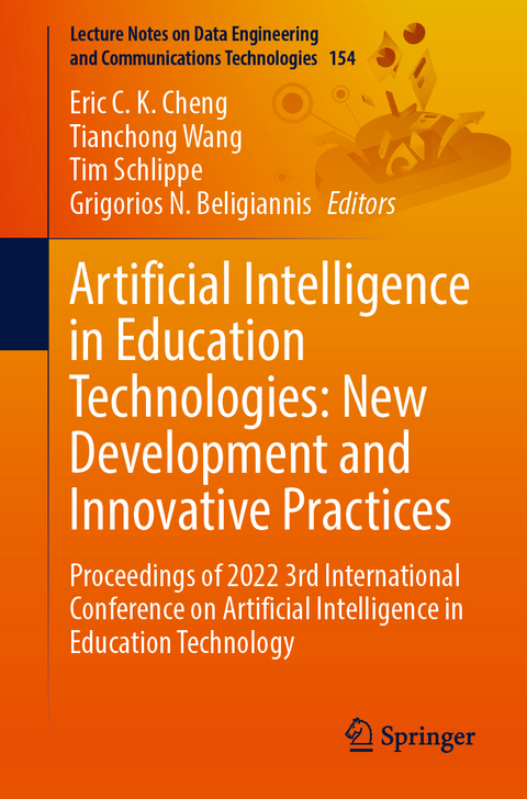 Artificial Intelligence in Education Technologies: New Development and Innovative Practices - 