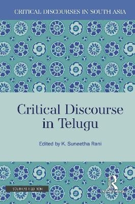 Critical Discourse in Telugu - 