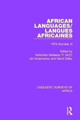 African Languages/Langues Africaines - 