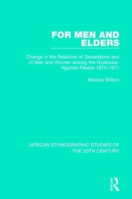 For Men and Elders - Monica Wilson