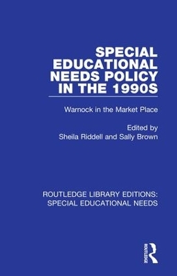 Special Educational Needs Policy in the 1990s - 