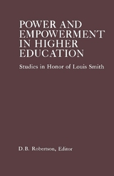 Power and Empowerment in Higher Education - 