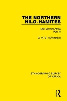 The Northern Nilo-Hamites - G. W. B. Huntingford