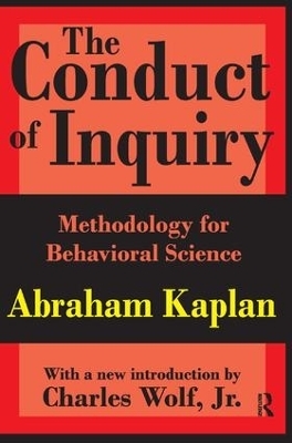 The Conduct of Inquiry - Abraham Kaplan