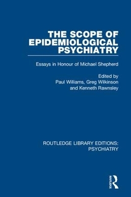 The Scope of Epidemiological Psychiatry - 