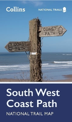 South West Coast Path National Trail Map -  Collins Maps