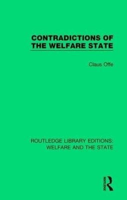 Contradictions of the Welfare State - Claus Offe