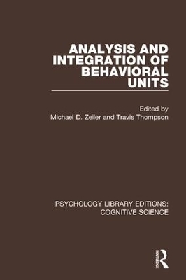 Analysis and Integration of Behavioral Units - 