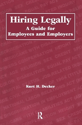 Hiring Legally - Kurt Decker