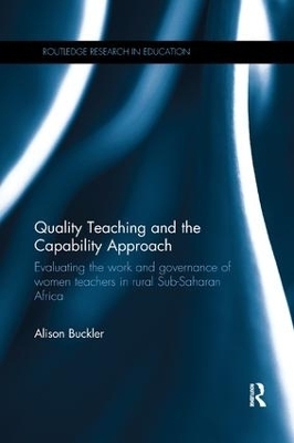 Quality Teaching and the Capability Approach - Alison Buckler