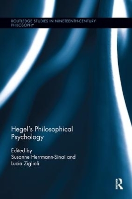 Hegel's Philosophical Psychology - 