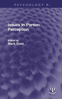 Issues in Person Perception - 