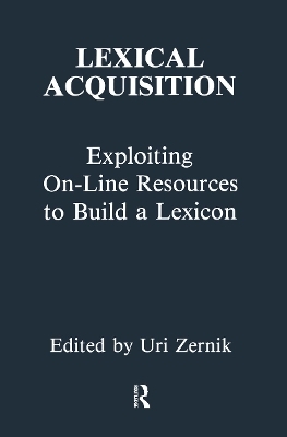 Lexical Acquisition - 
