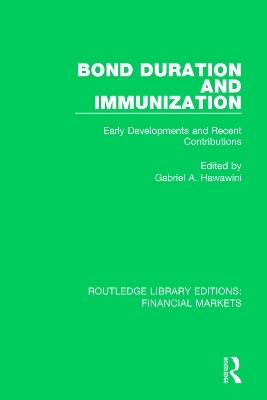 Bond Duration and Immunization - 