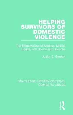 Helping Survivors of Domestic Violence - Judith Gordon