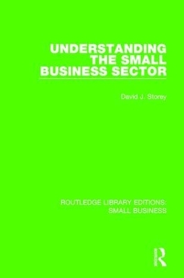 Understanding The Small Business Sector - David J. Storey