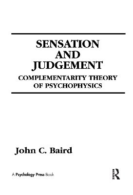 Sensation and Judgment - John C. Baird
